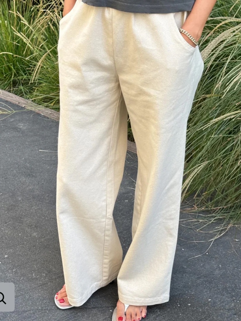 Le bon shoppe arc pants naturel LIKE NEW S